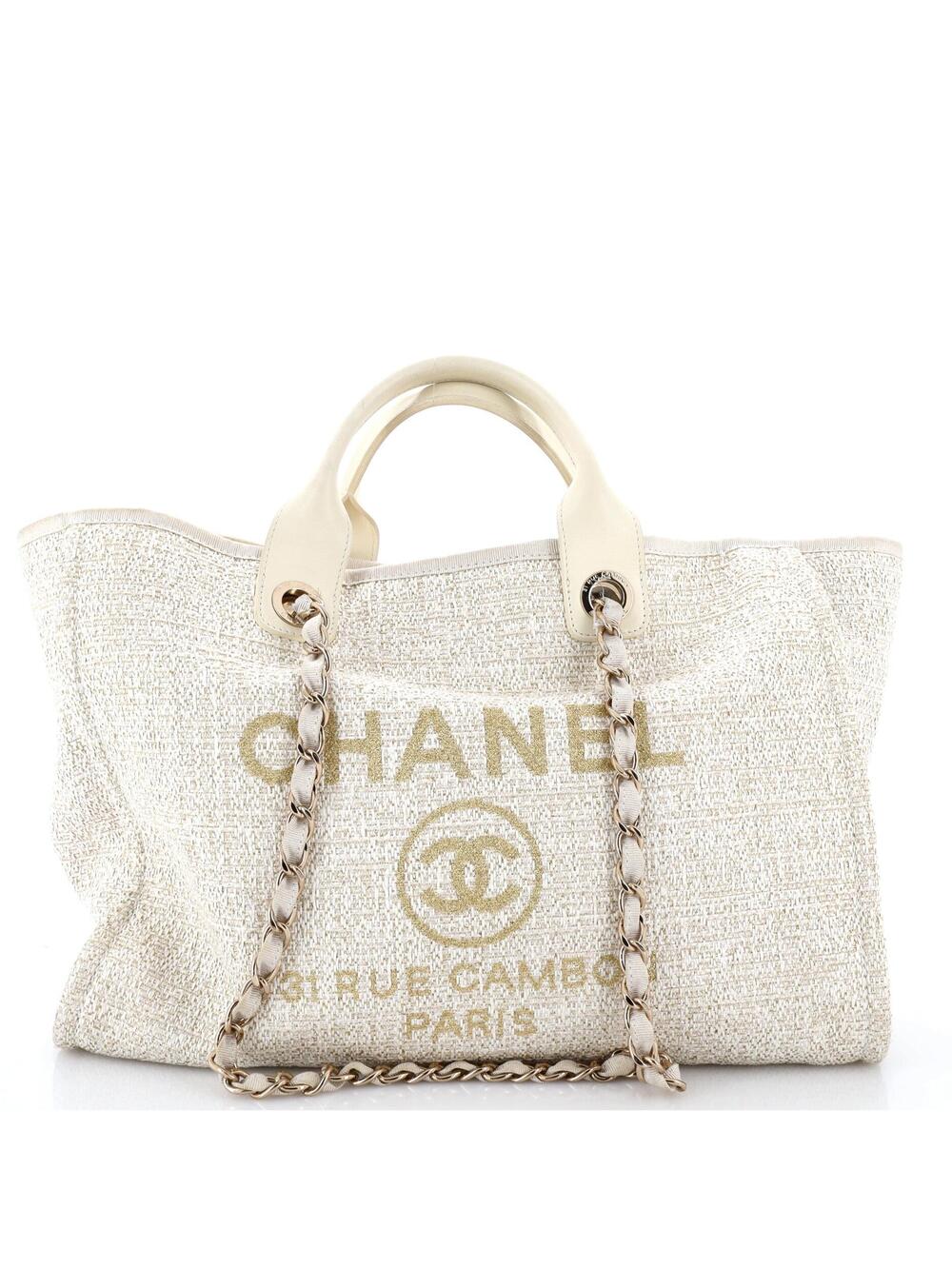 Chanel Deauville Tote Raffia With #299232C43B